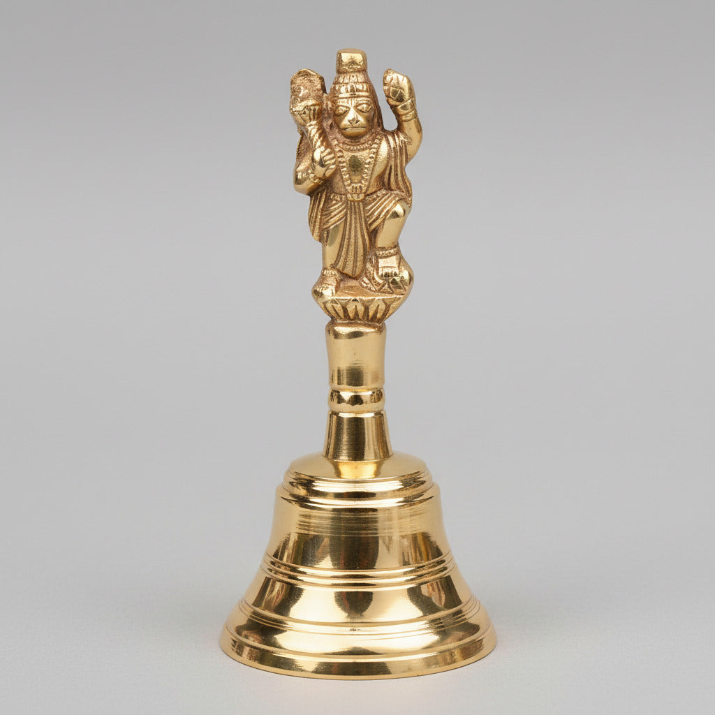 Brass Hanuman Puja Ghanti Bell