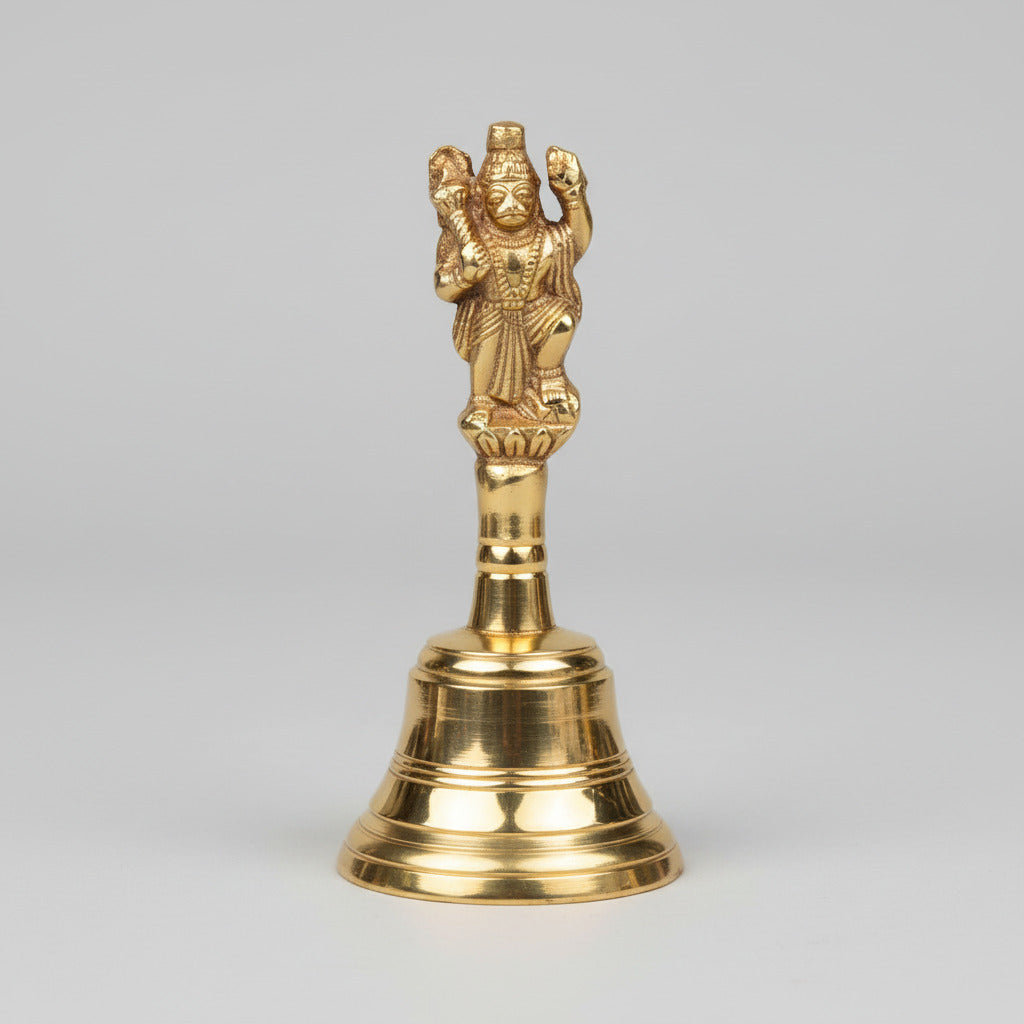 Brass Hanuman Puja Ghanti Bell