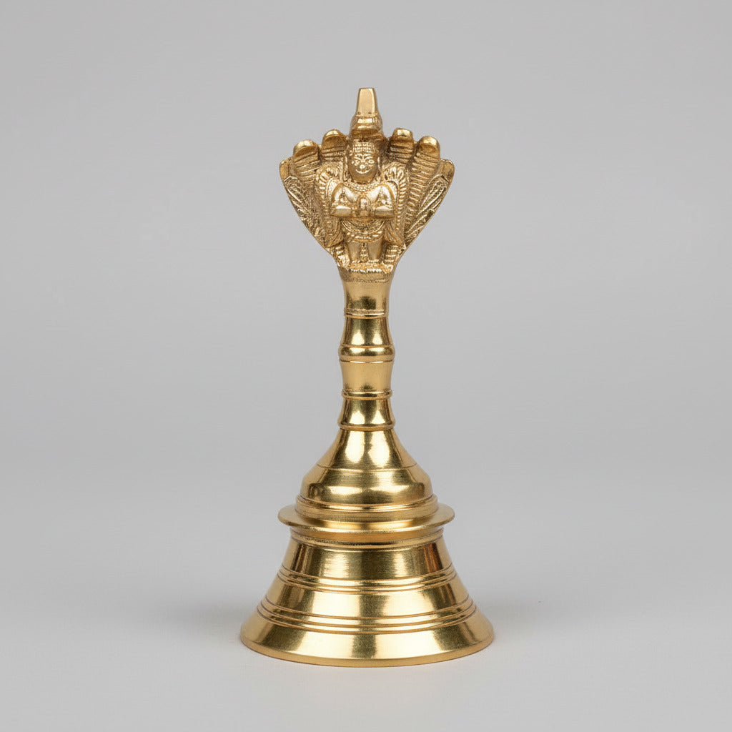 Brass Garud Devta Akhand Puja Ghanti