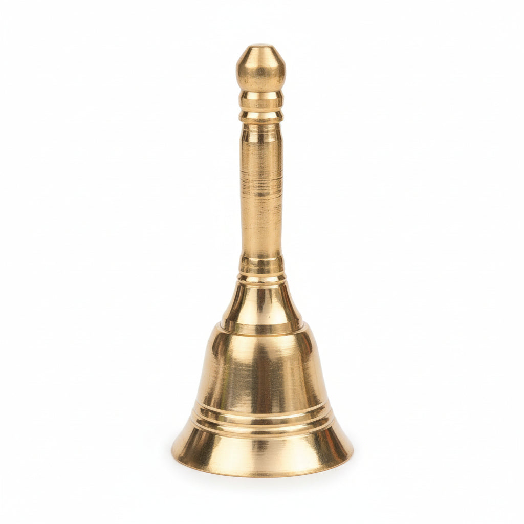 Brass Indian Puja Bell (Ghanti)