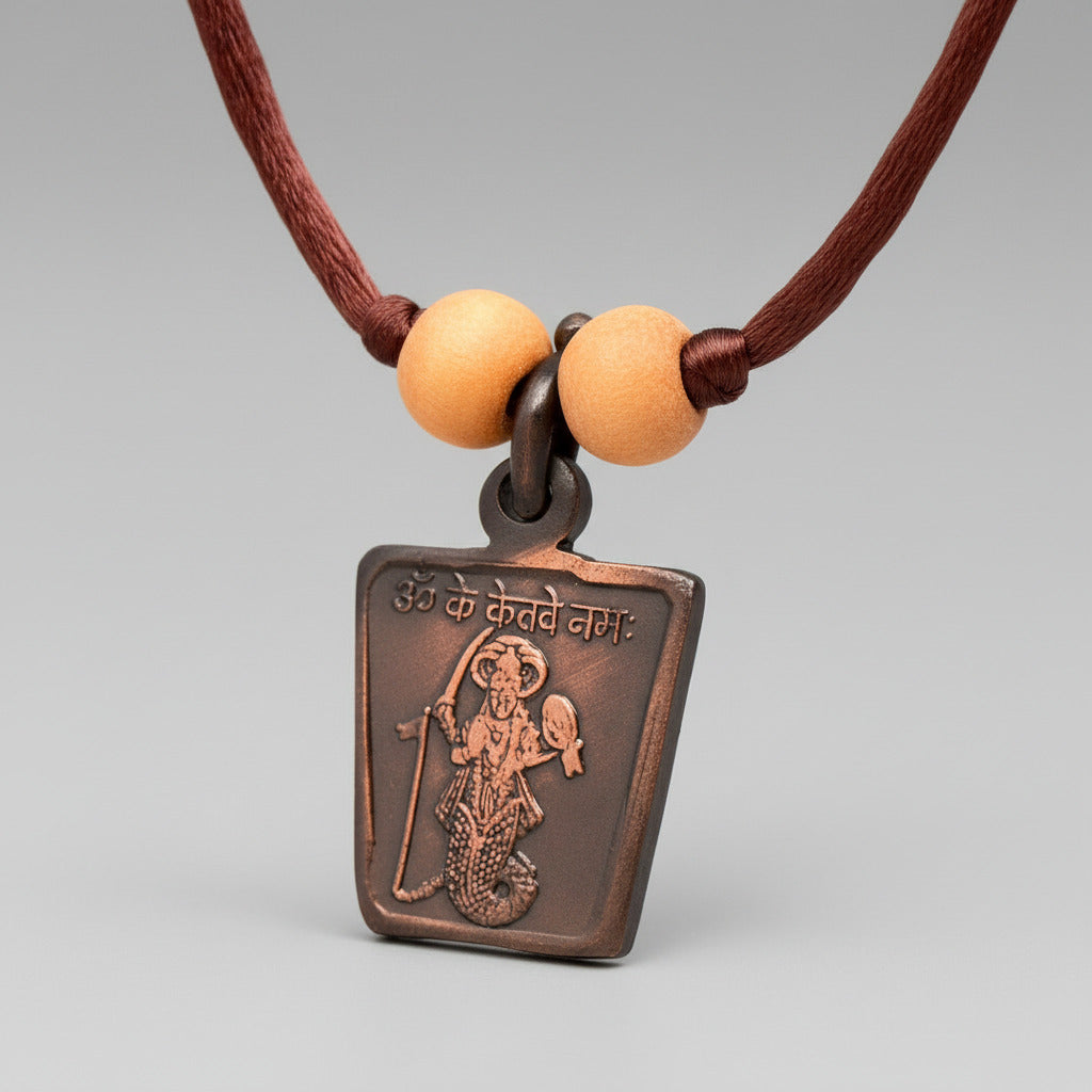 Ketu Yantra Copper Locket-With Thread