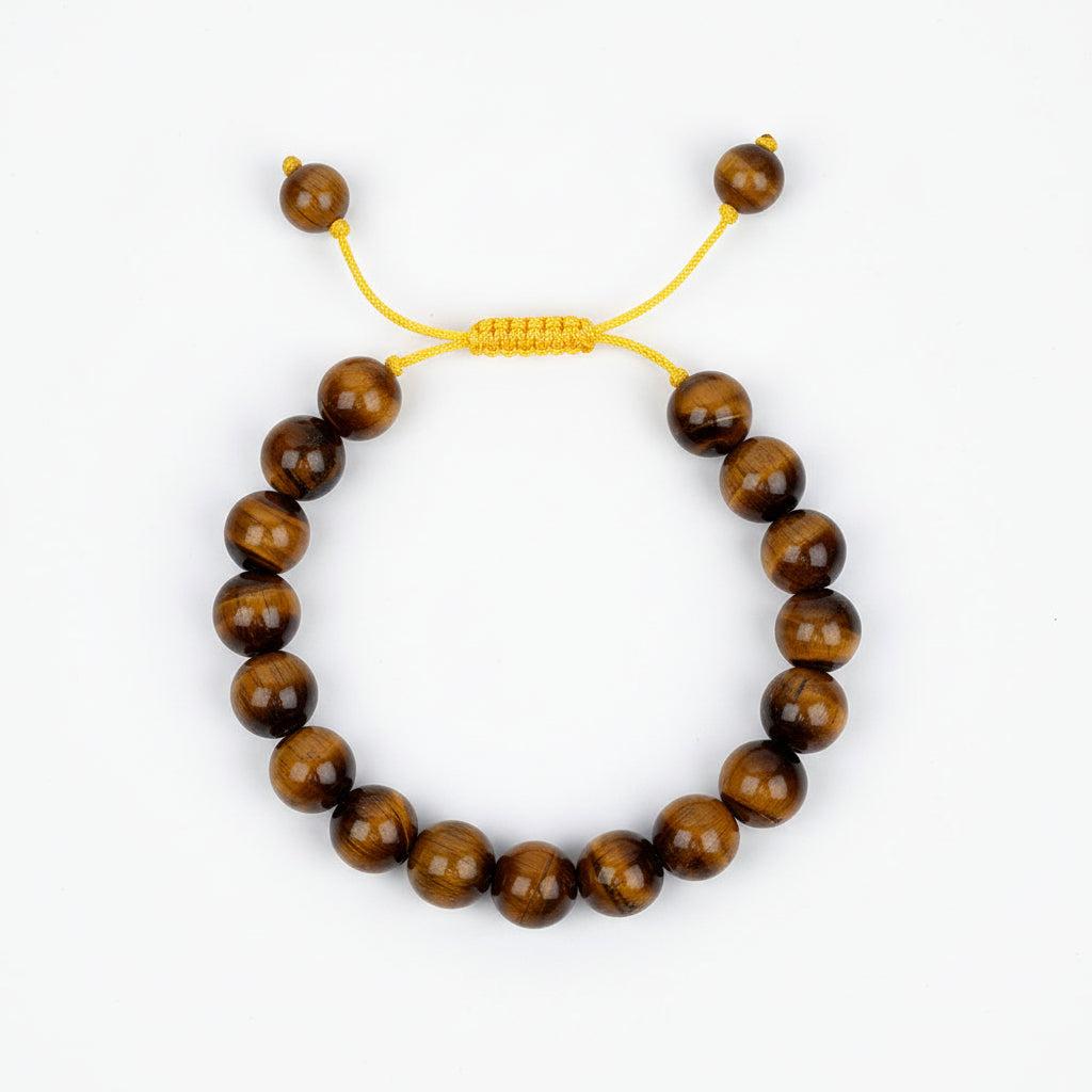 Tiger Eye Adjustable Thread Bracelet-6 mm