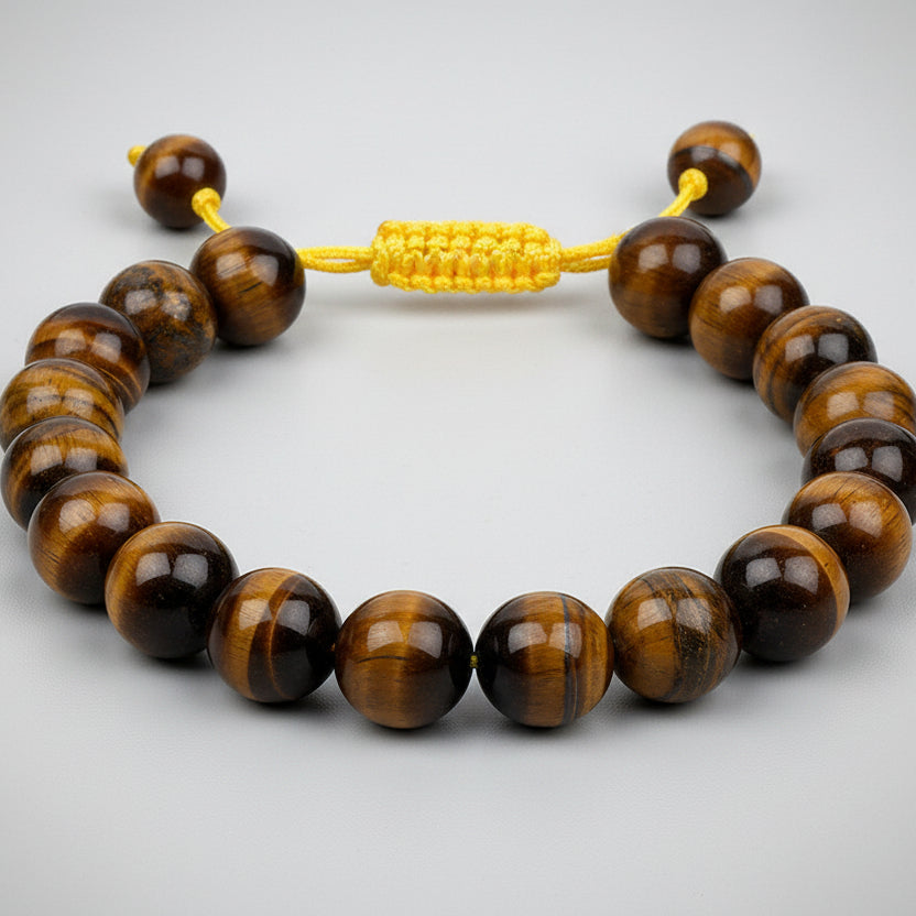 Tiger Eye Adjustable Thread Bracelet-6 mm