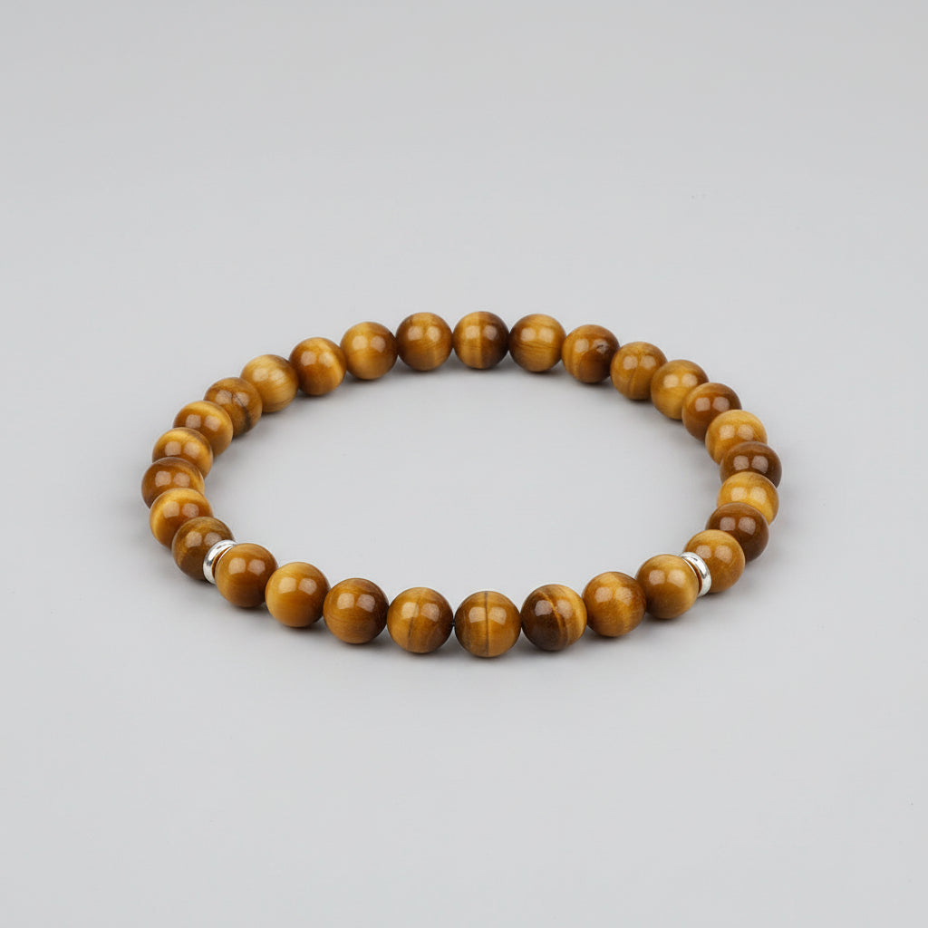 Brown Cats Eye Trinklet Bracelet-8 mm