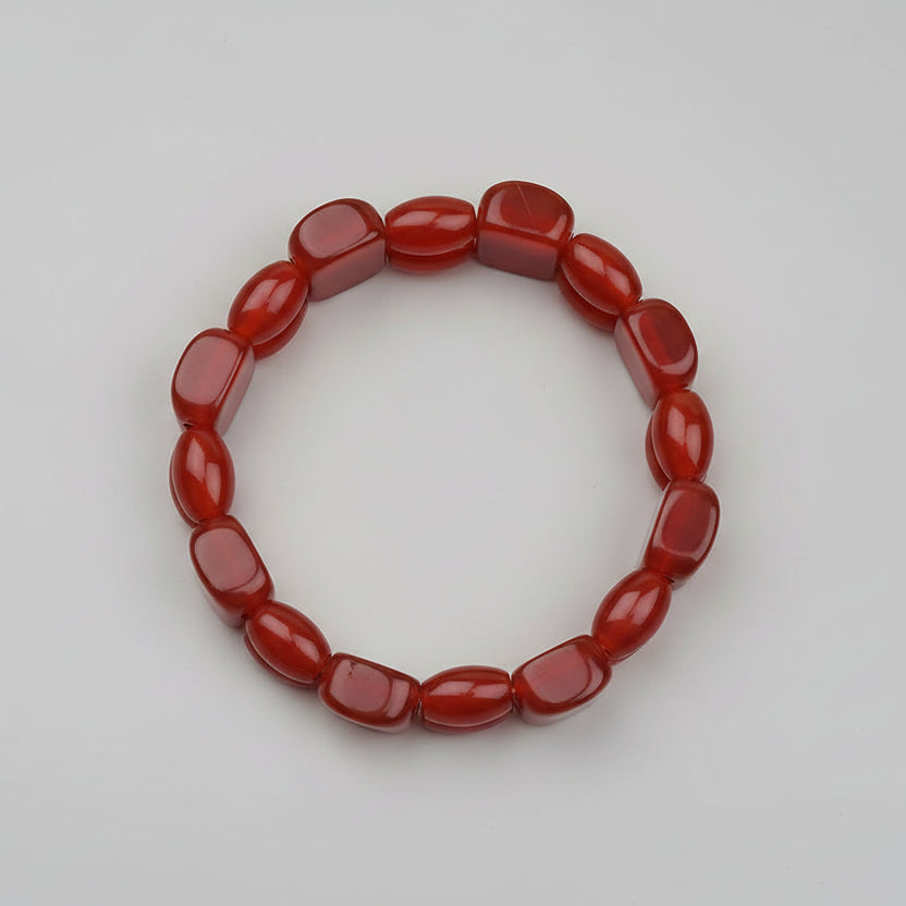 Designer Red Carnelian Bracelet