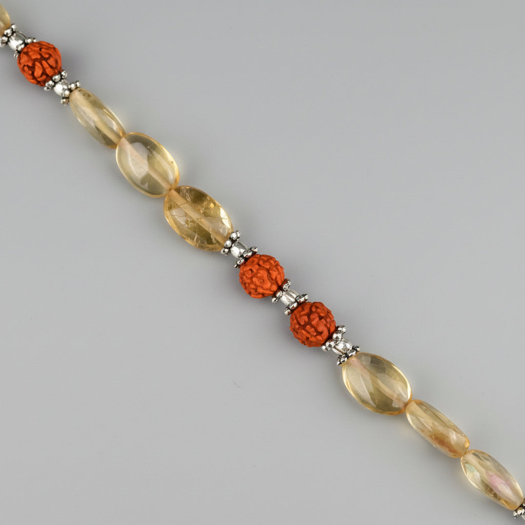 Citrine Oval Bracelet