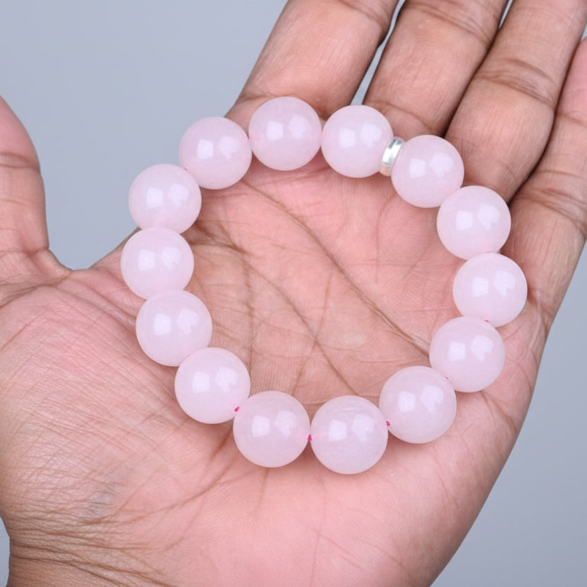 Natural Rose Quartz Bracelet-8 mm