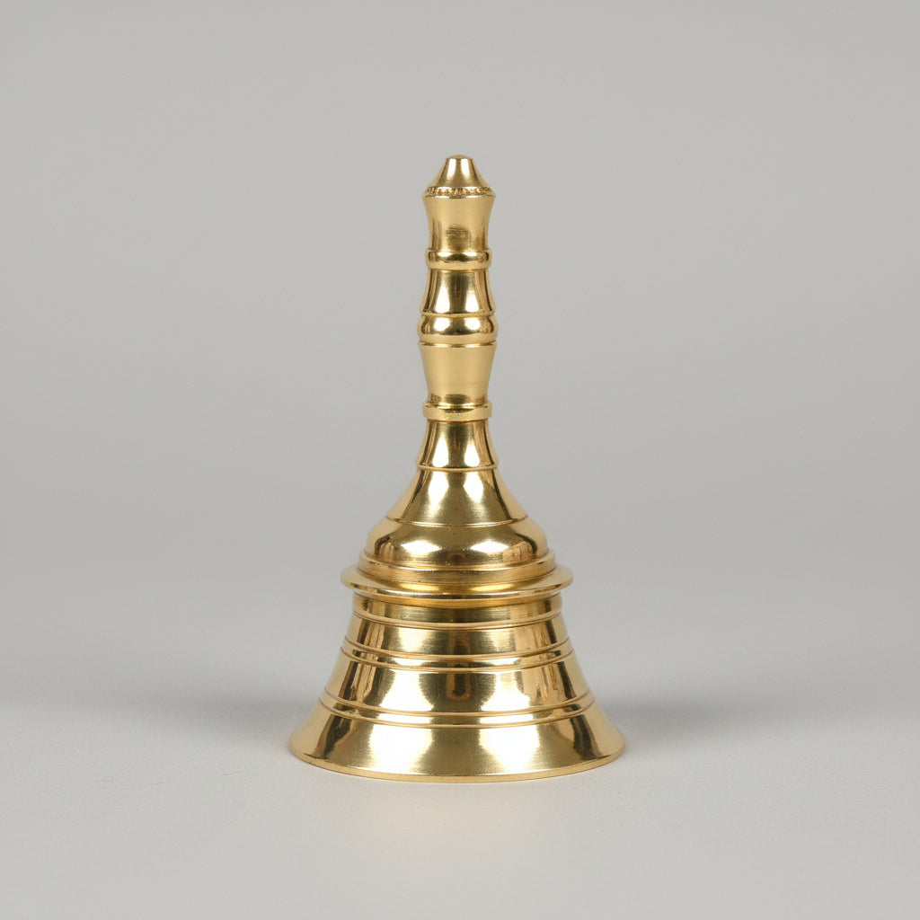 Brass Shankh Chakra Puja Ghanti Bell