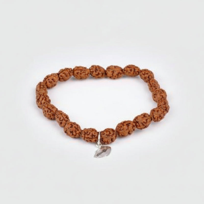 2 Mukhi Moon Java Bracelet (I)-8 mm