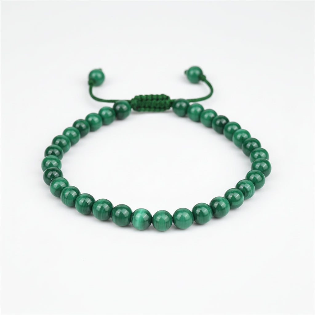 Malachite Adjustable Bracelet-8 mm