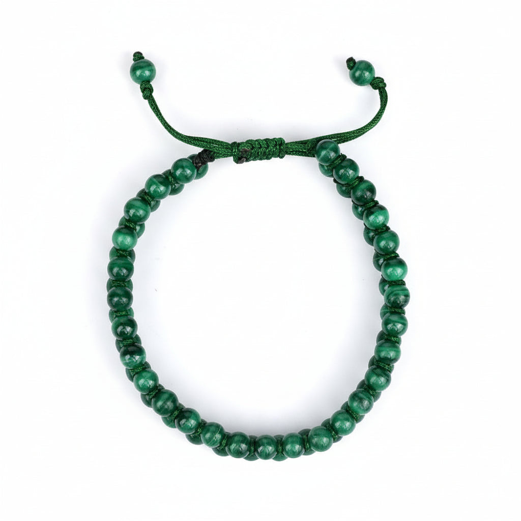 Malachite Double Layer Adjustable Bracelet