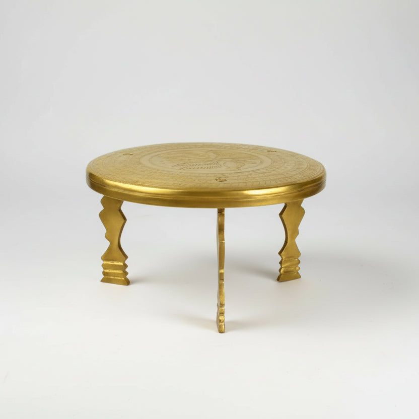 Lotus Pedestal In Brass-Small