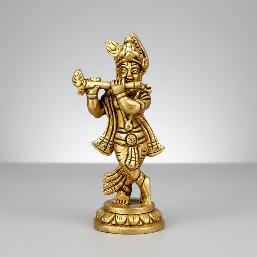 Muralidhar Krishna Brass Idol