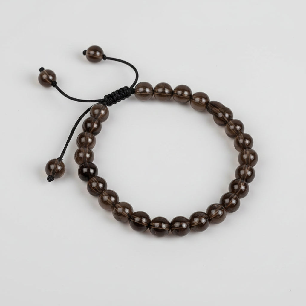 Smoky Quartz Adjustable Bracelet