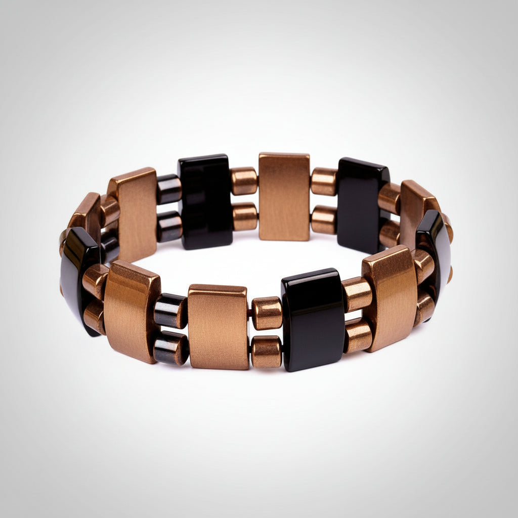 Hematite Elegant Design Bracelet-Large