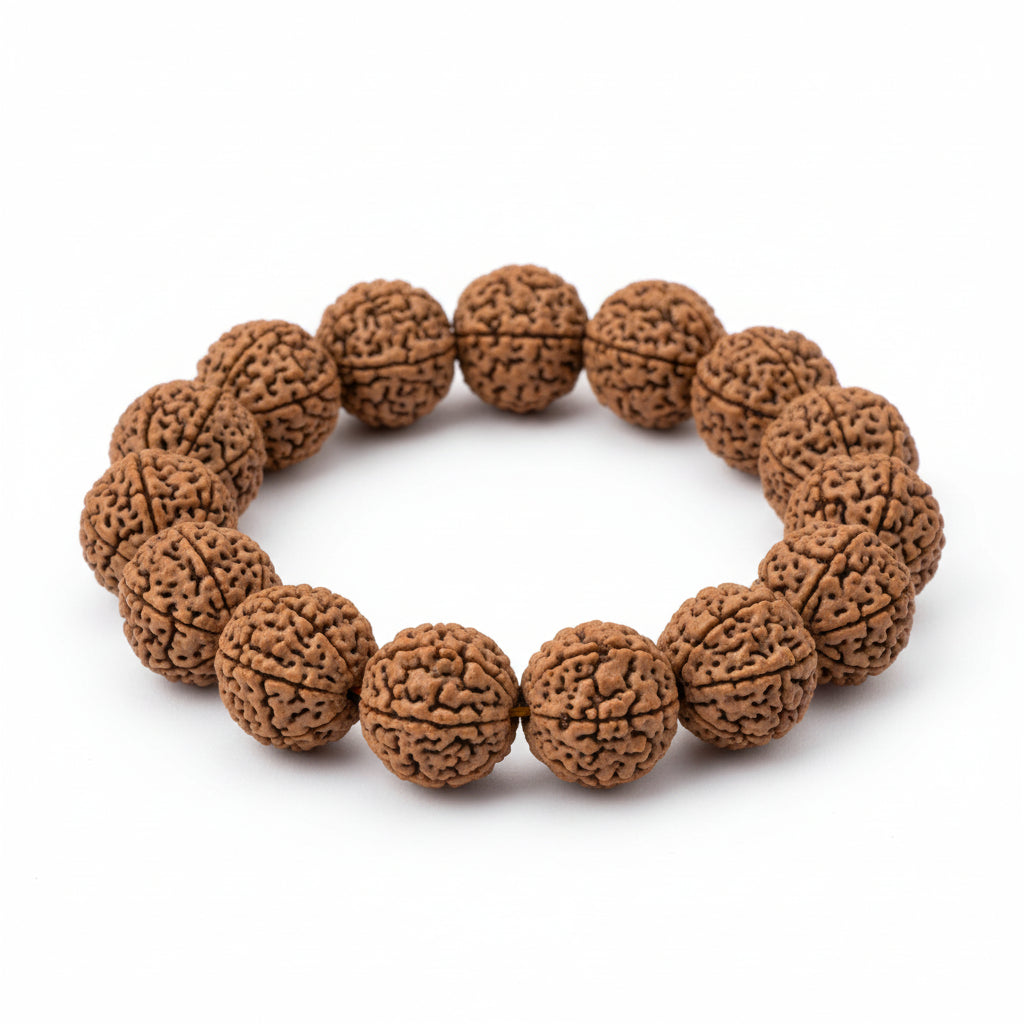 6 Mukhi Nepali Rudraksha Bracelet-Regular