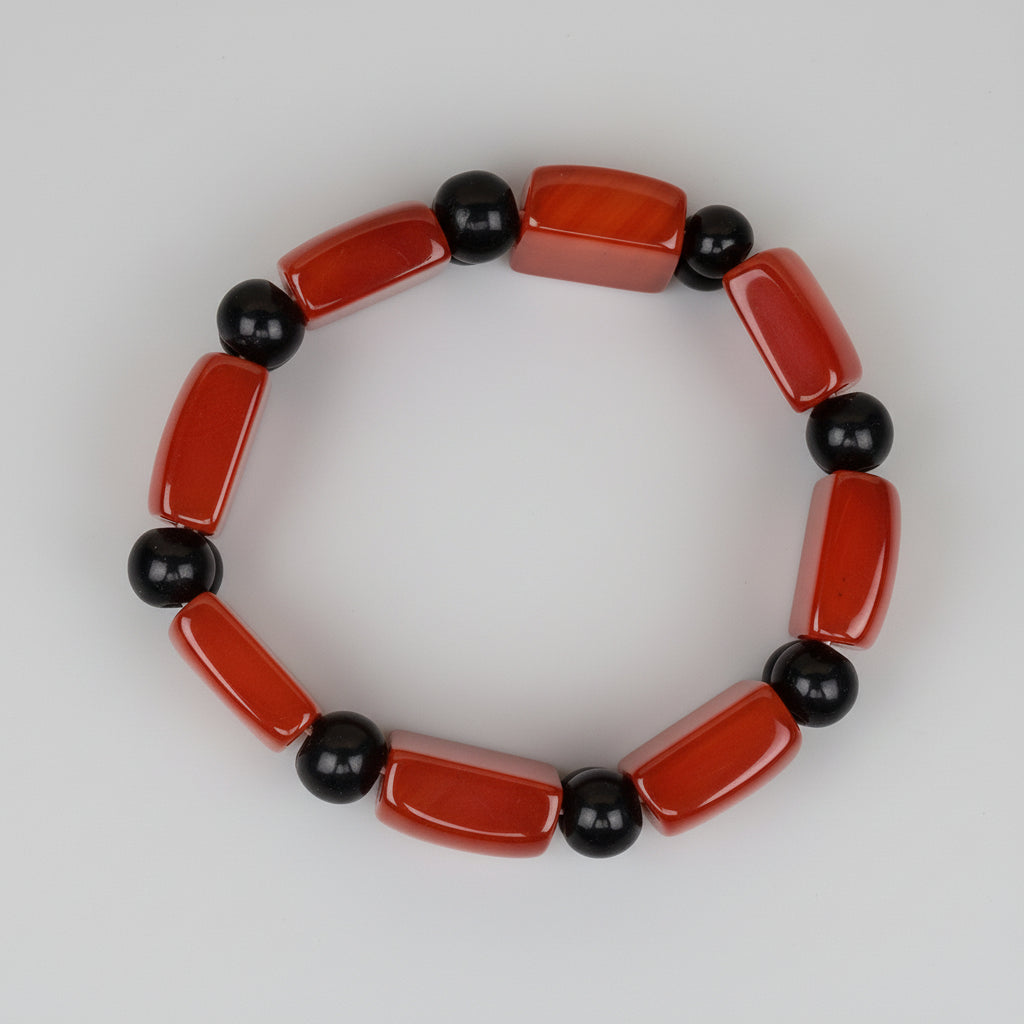 Elegant Red Carnelian Bracelet