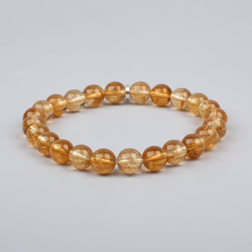 Natural Deep Yellow Citrine Bracelet