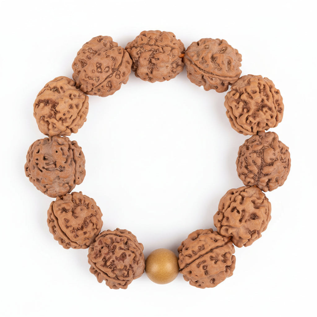 3 Mukhi Nepali Rudraksha Bracelet-Regular