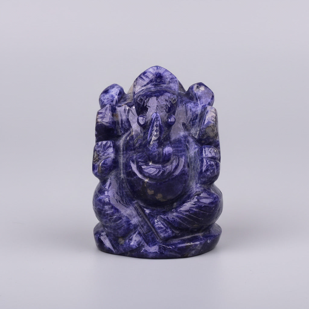 Blue Sodalite Ganesha Idol - 120 gms