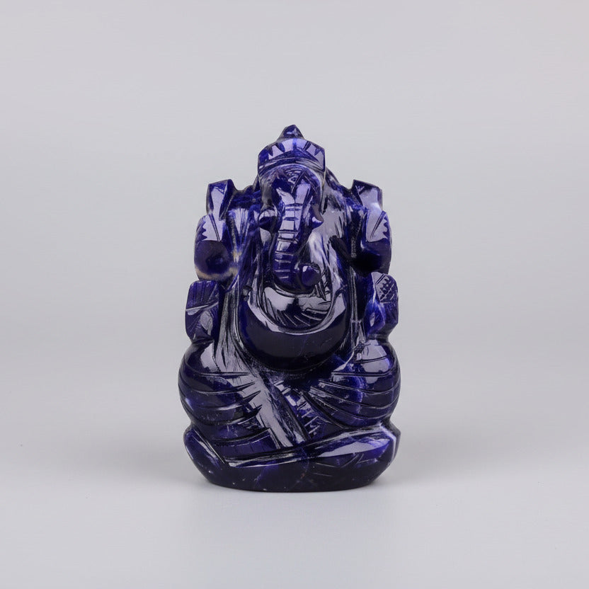 Blue Sodalite Ganesha Idol - 194 gms