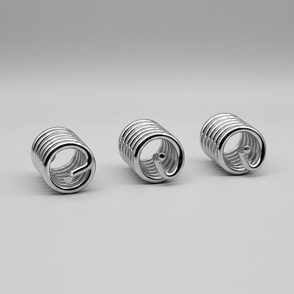 White Round Spring-Anticlockwise