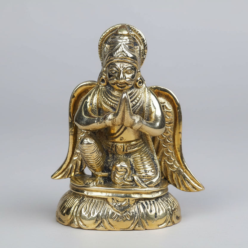 Lord Garuda Vishnu Vahan Brass Idol