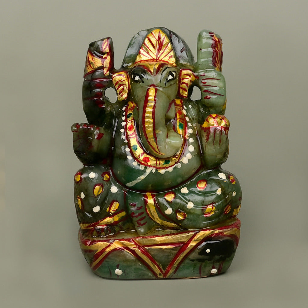 Emerald Ganesha Idol - 239 Carat