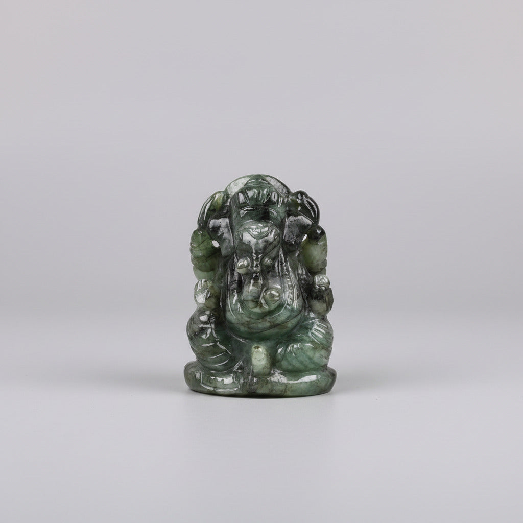 Emerald Ganesha Idol - 210 Carat