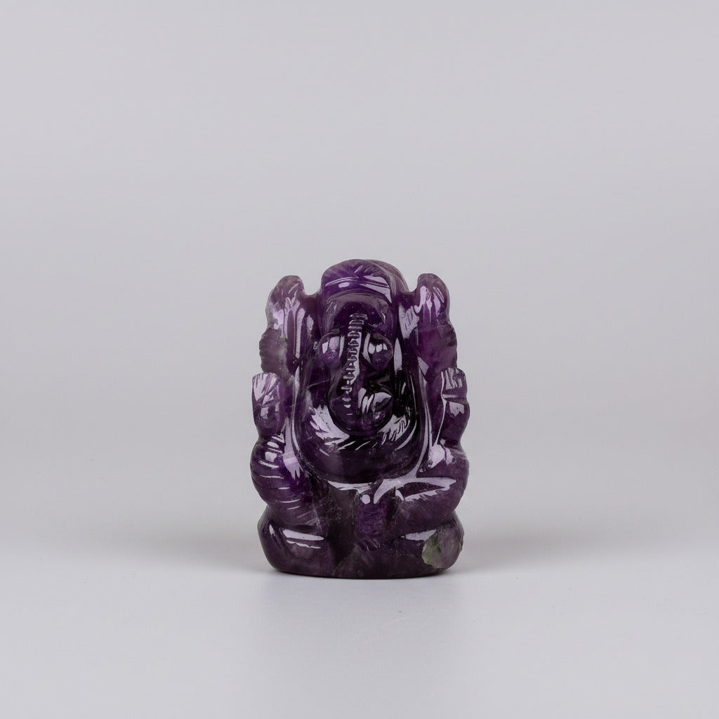 Amethyst Ganesh Idol - 22 gms