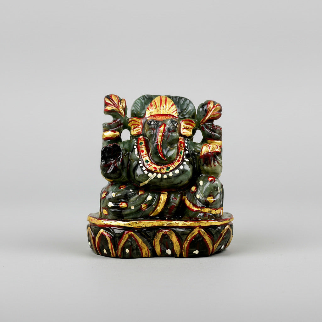 Emerald Ganesha Idol - 380 Carat