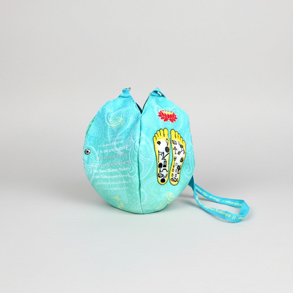 Kamal Charan Paduka Gomukhi Japa Mala Bag