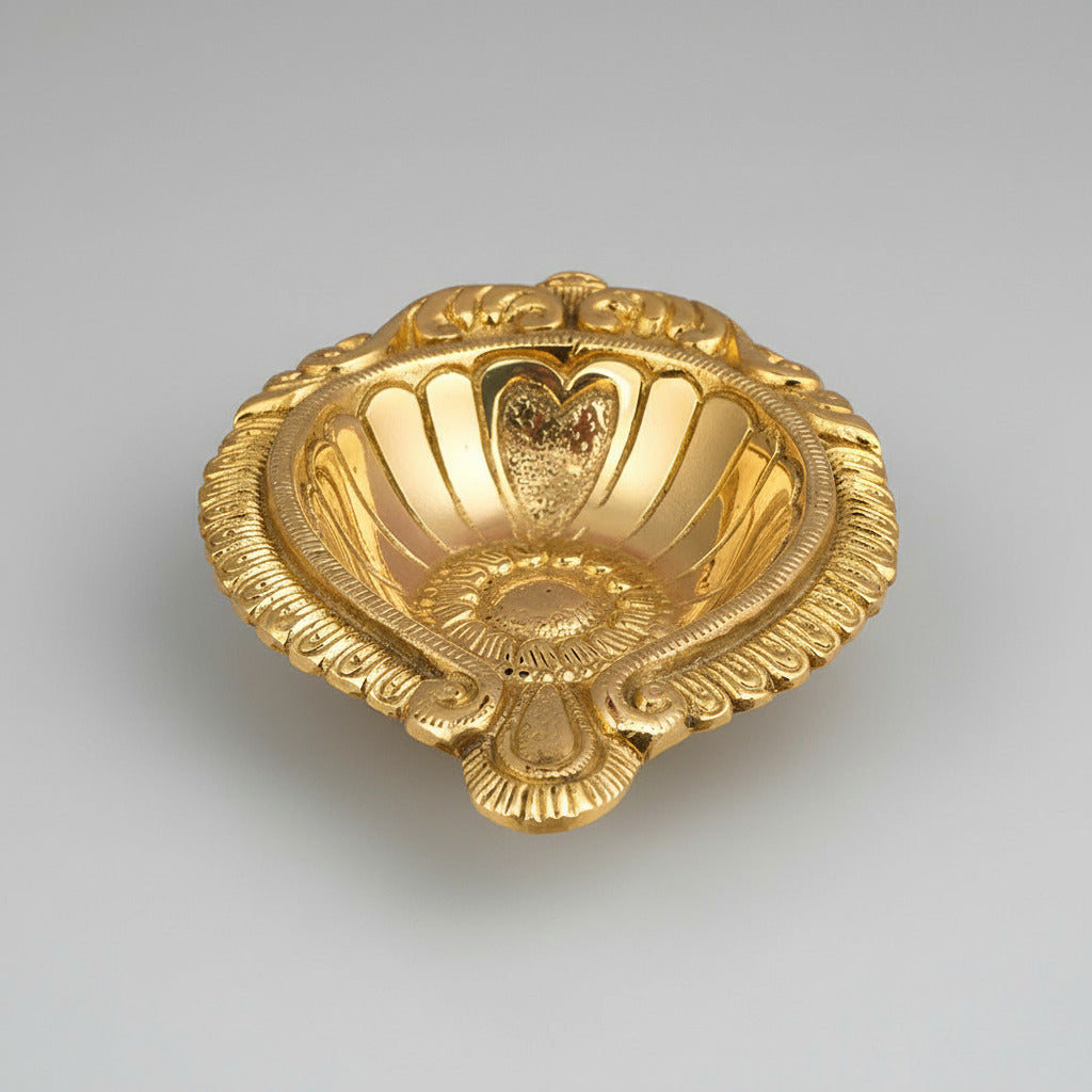 Sunflower Brass Akhand Diya