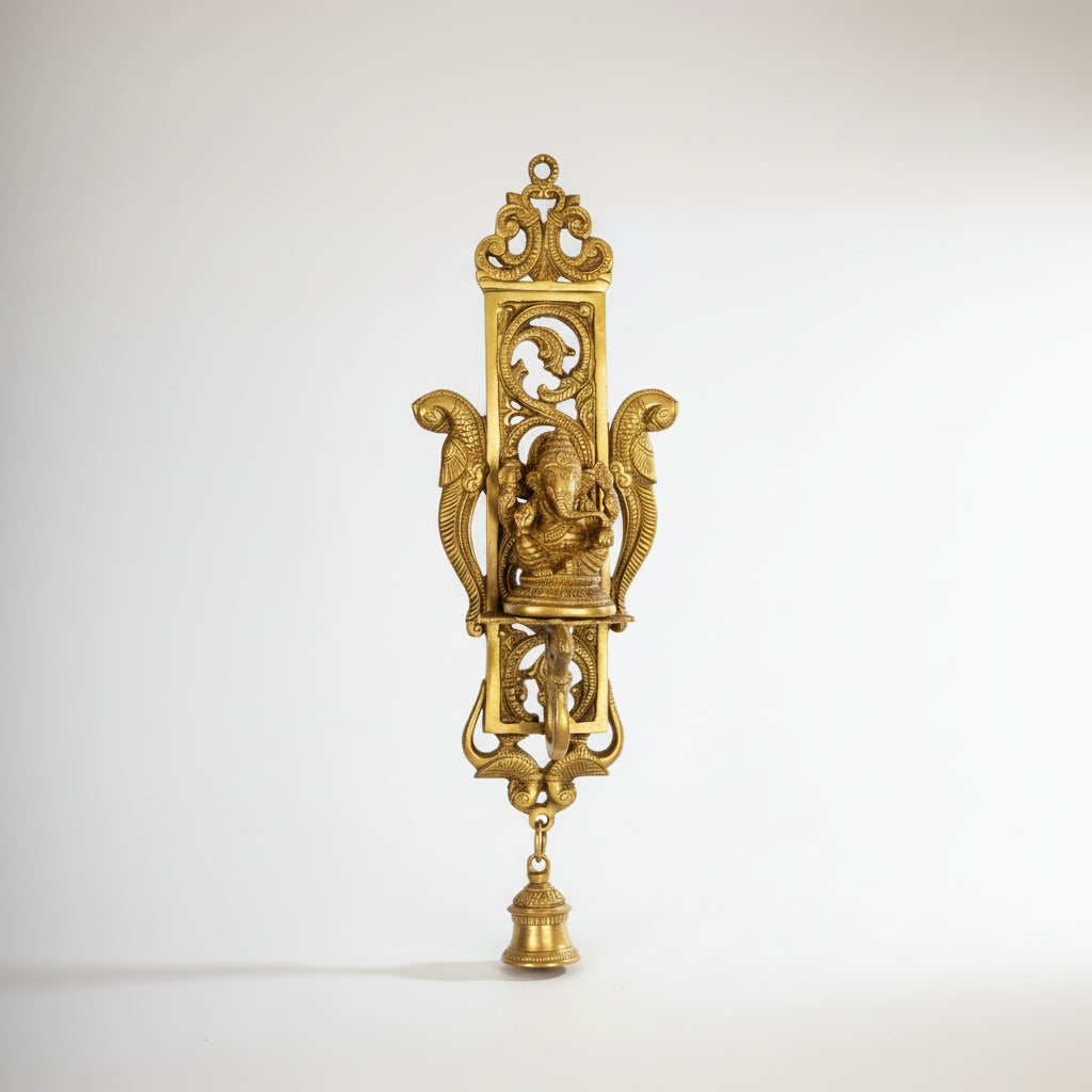 Vighneshwar Ganesh Hanging Brass Bell