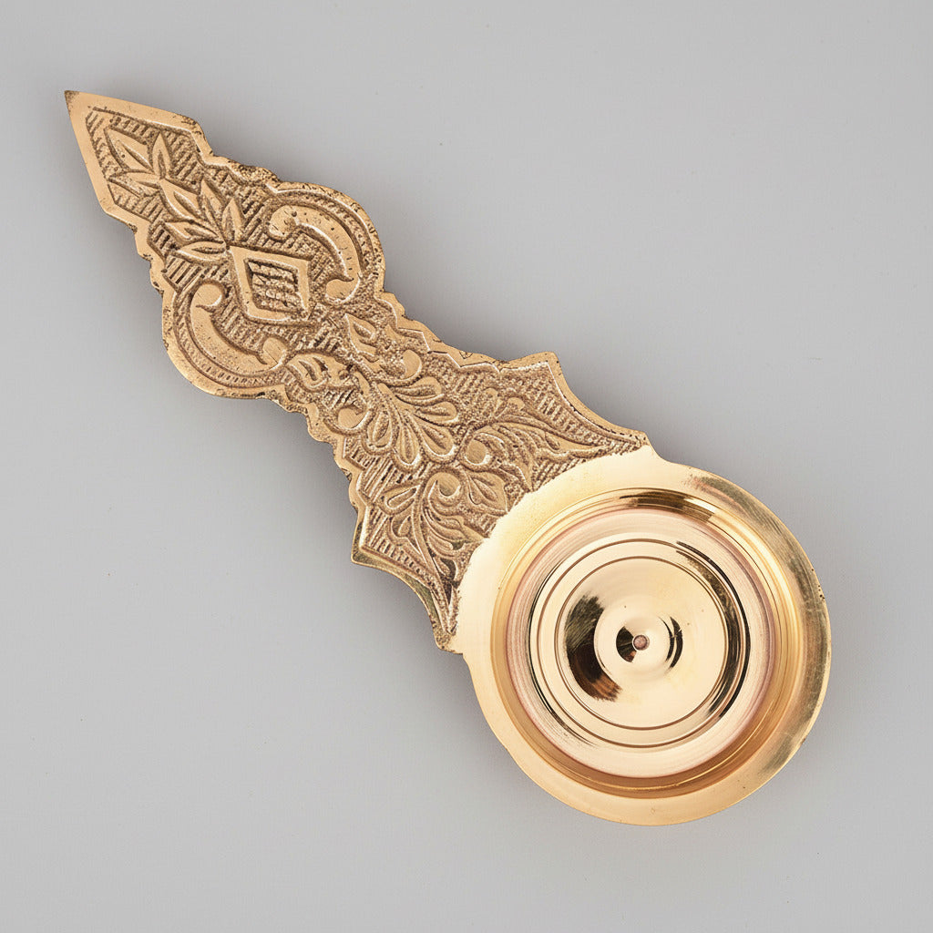 Brass Kapoor Aarti Spoon