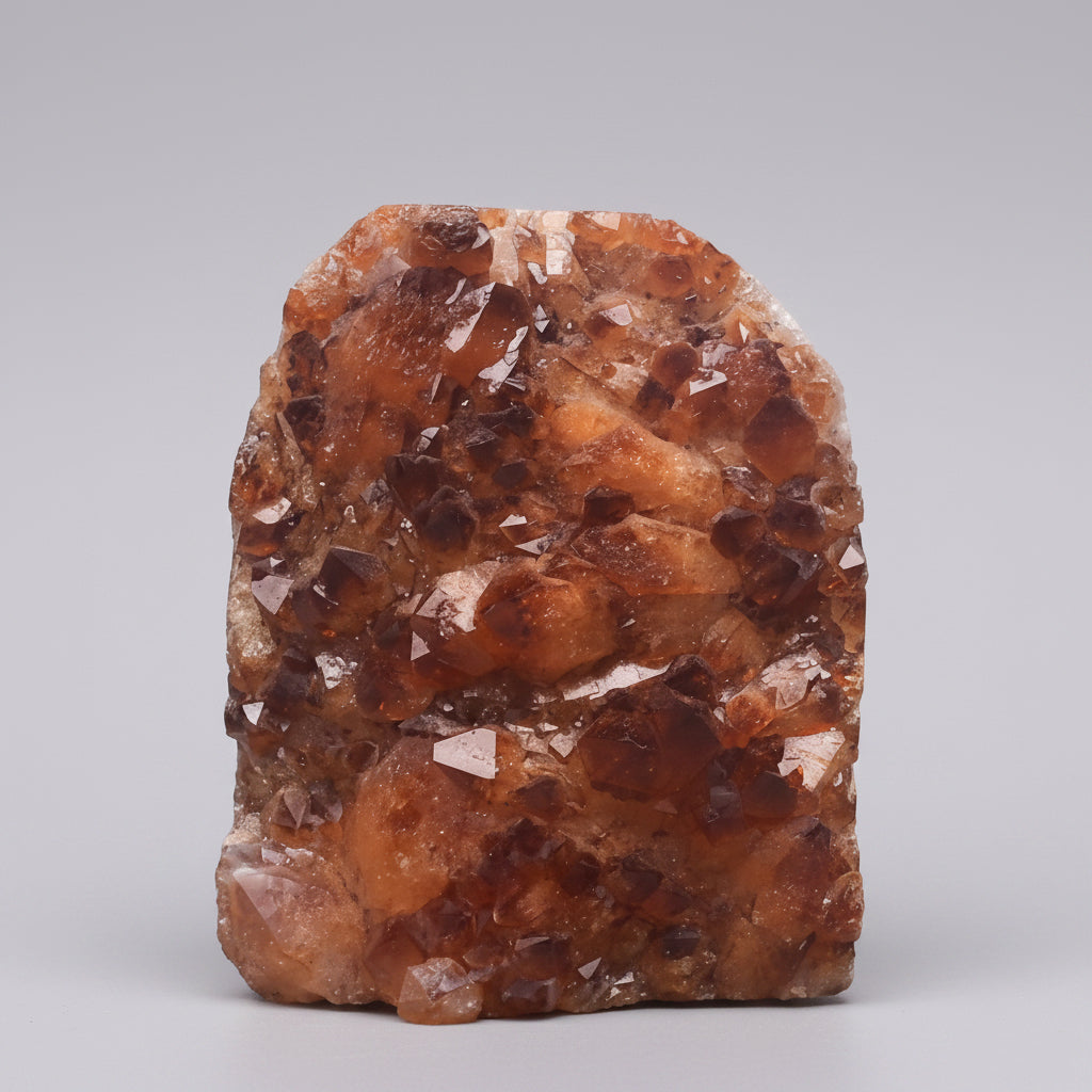 Natural Yellow Citrine Geode - 852 gms