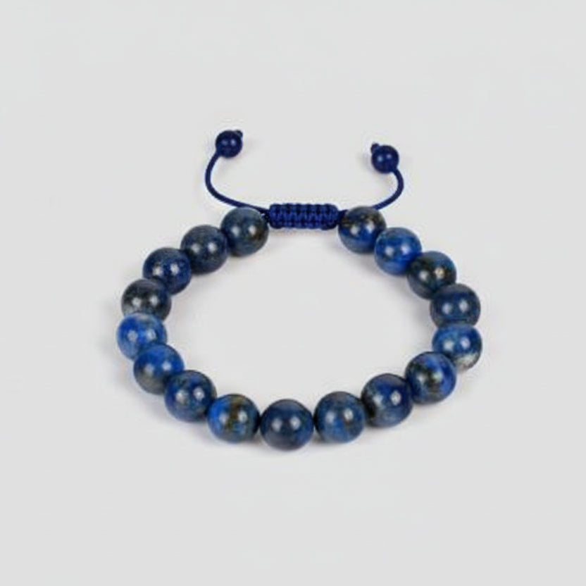 Lapis Lazuli Bracelet (10 mm)-Elastic