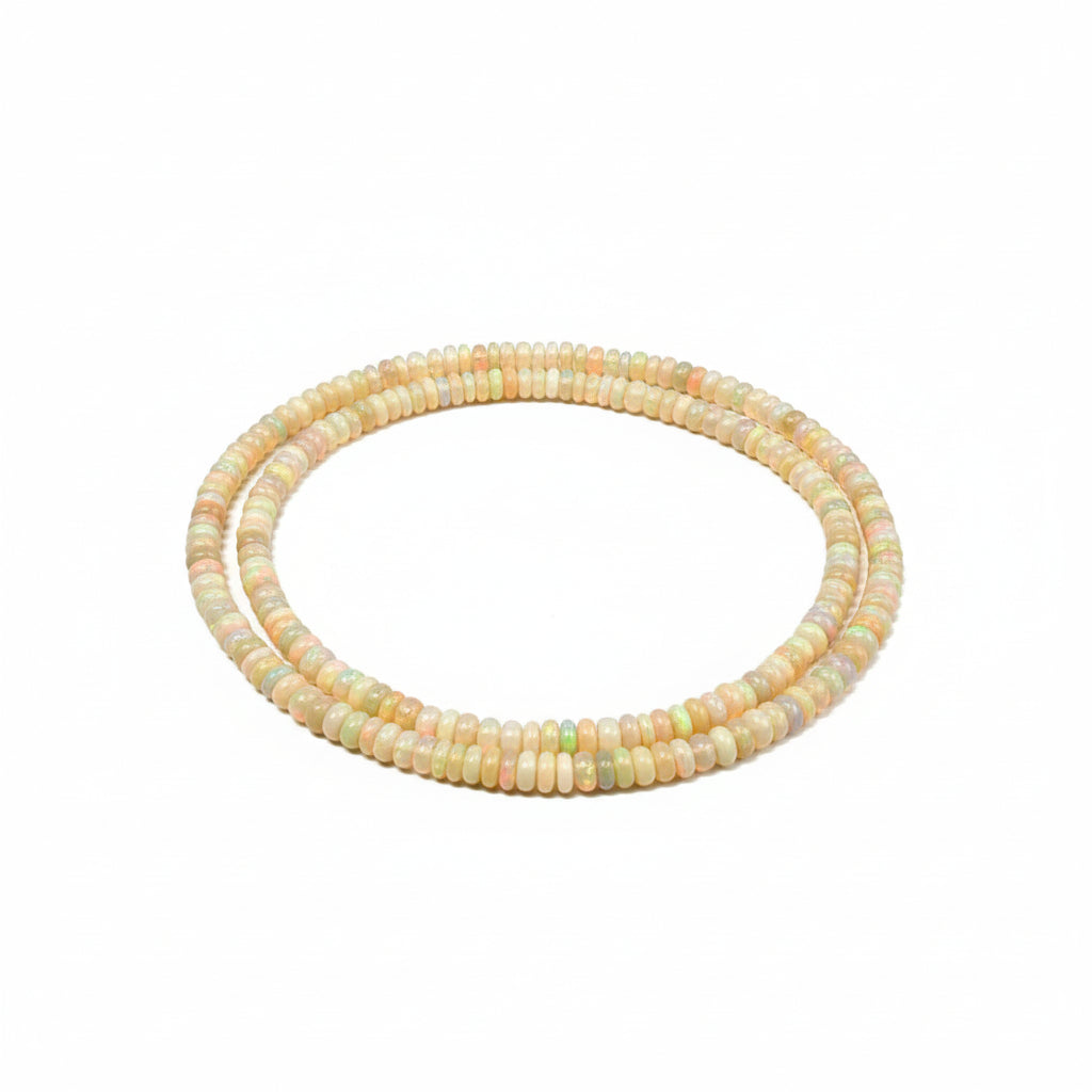 Opal Rainbow Fire Necklace-34.5 Carats