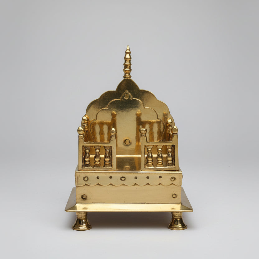 Brass Singhasan God Throne-7 inches