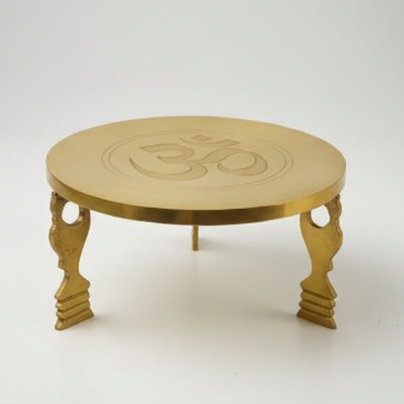 Lotus Pedestal In Brass-Small
