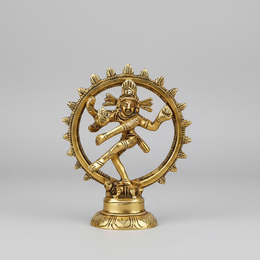 Natraja Dancing Shiva Brass Idol