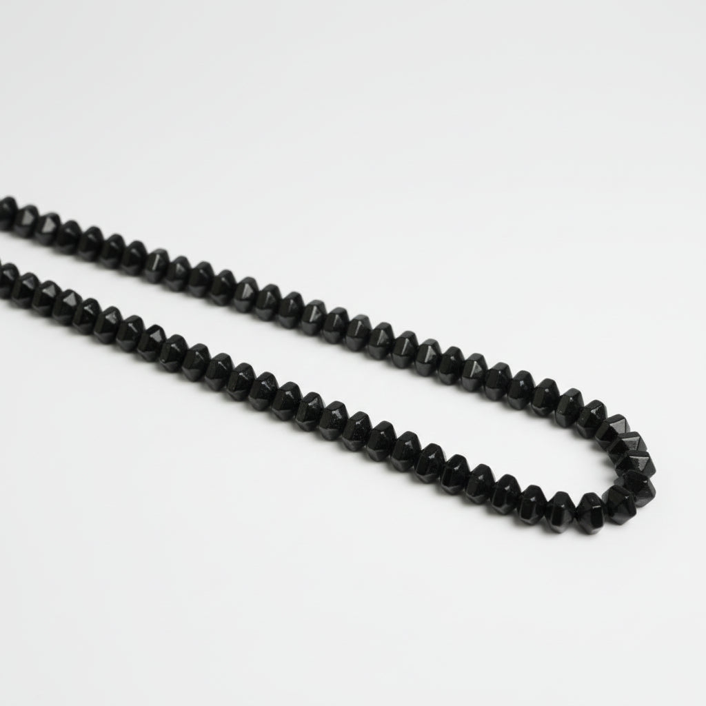 Hematite Hexagonal Beads Necklace
