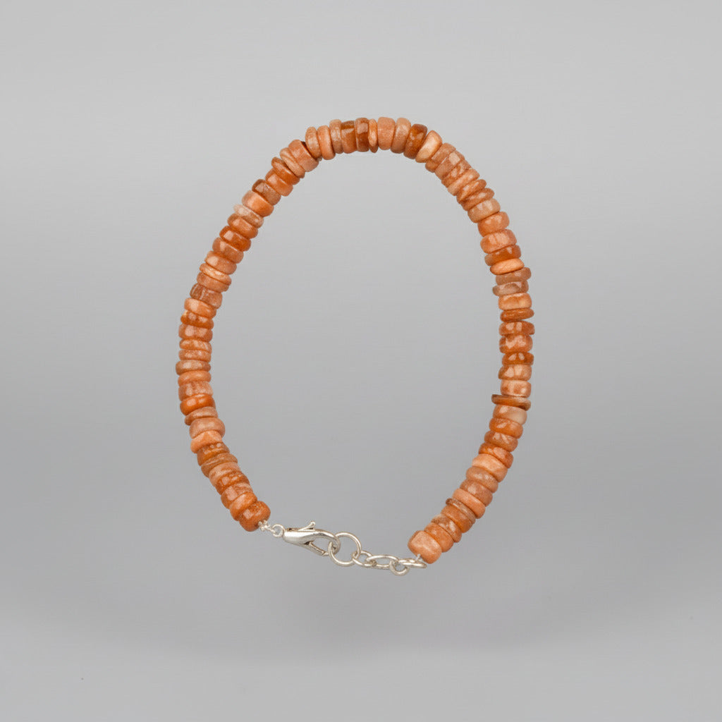 Sunstone Button Beads Bracelet