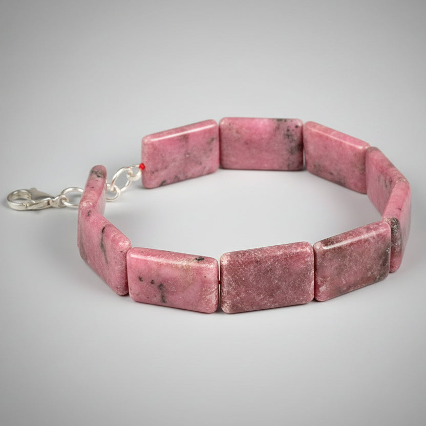Natural Opal Square Beads Bracelet