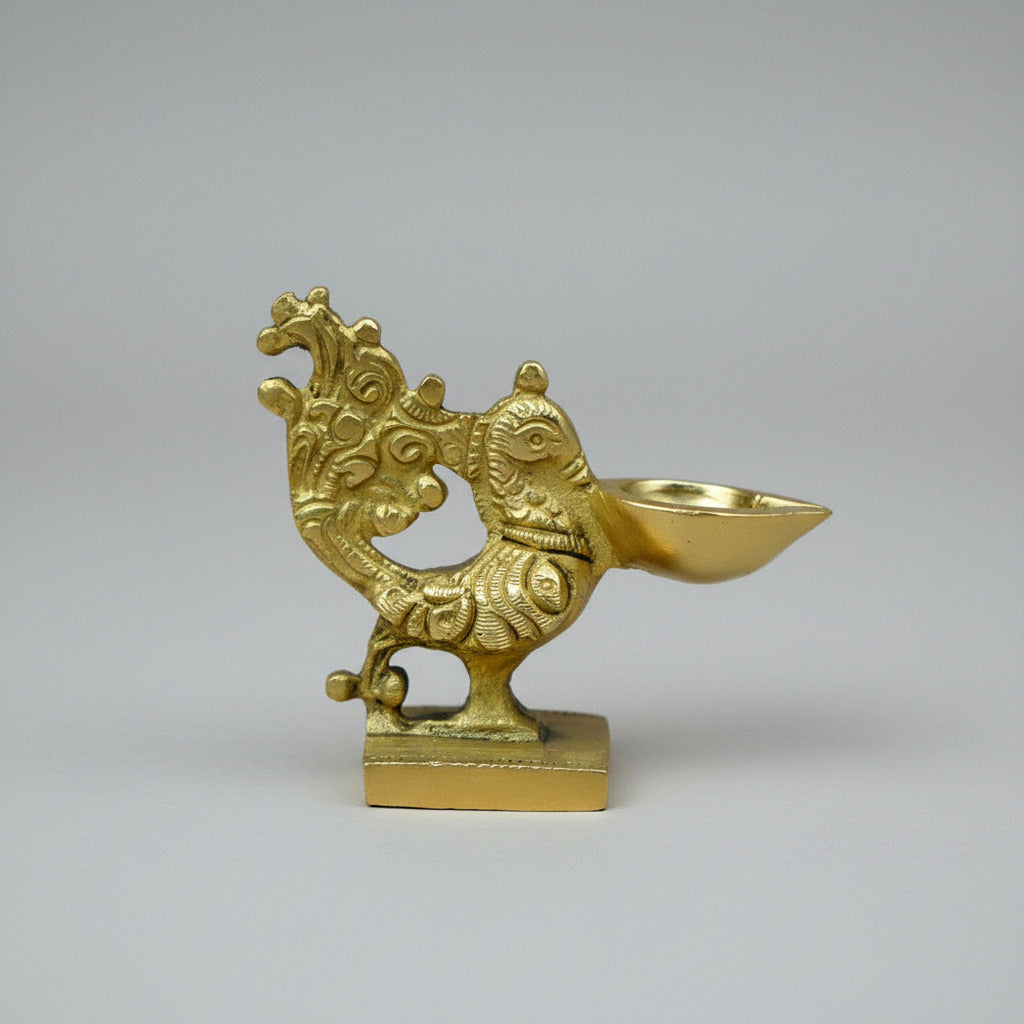 Peacock Mini Diya