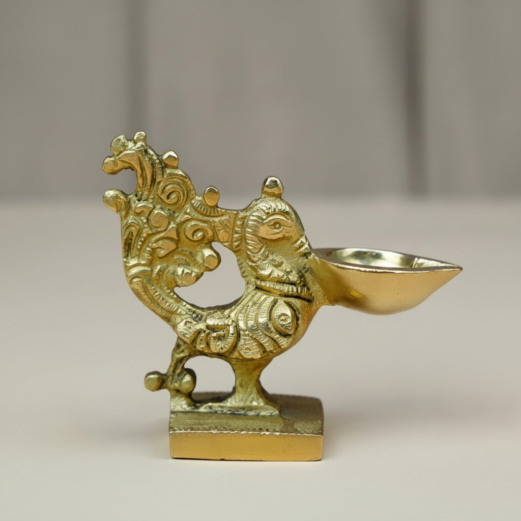 Peacock Mini Diya