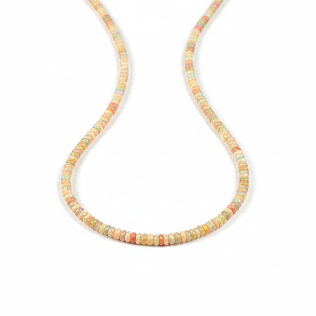 Opal Rainbow Fire Necklace-34.45 Carats