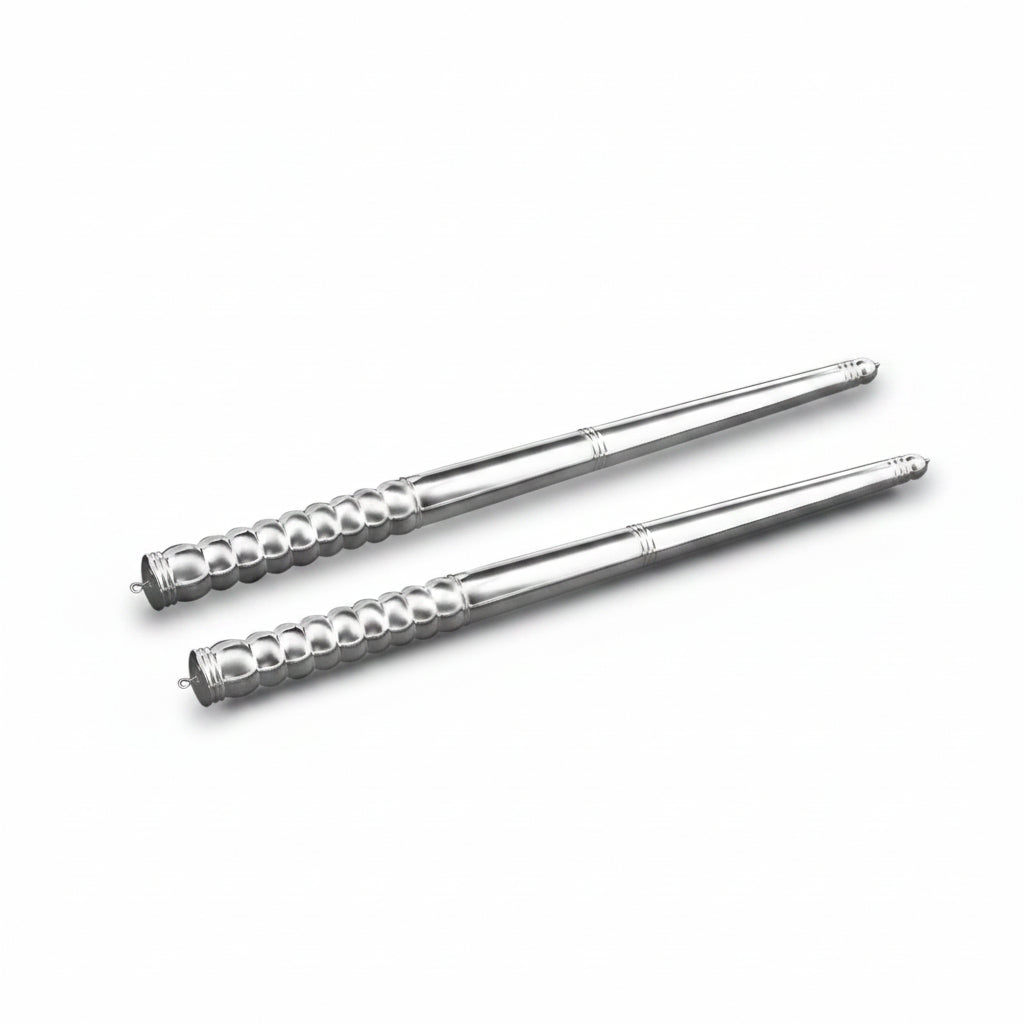 Dandiya Sticks in pure Silver-11 inches