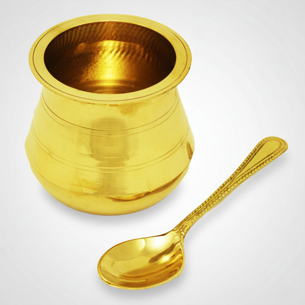 Panchapatra In Brass