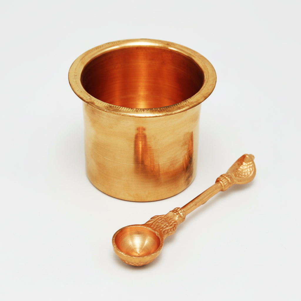 Panchapatra In Copper